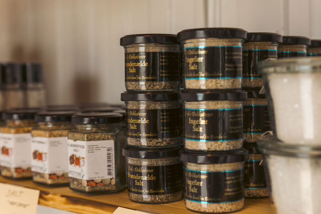 Lokale produkter med danske/nordiske ingredienser