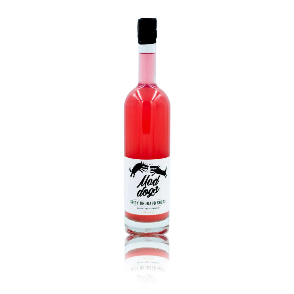 Rabarber shot - Mad dogs - Løvegården - glutenfri gårdbutik og webshop