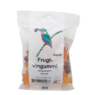 Glutenfri frugt-vingummi