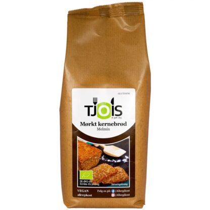 Mørkt kernebrød - glutenfri og økologisk melmix