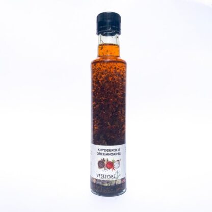 Oregano-chili krydderolie