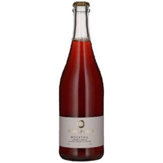 Mocktail med jordbær, hibiscus, citrongræs, limebalde og sechuanpeber