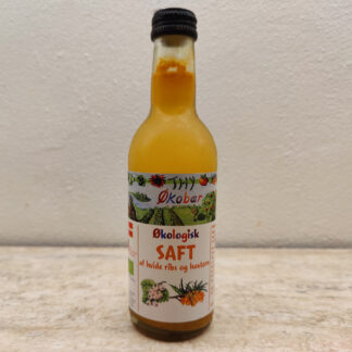 Saft af hvide ribs og havtorn