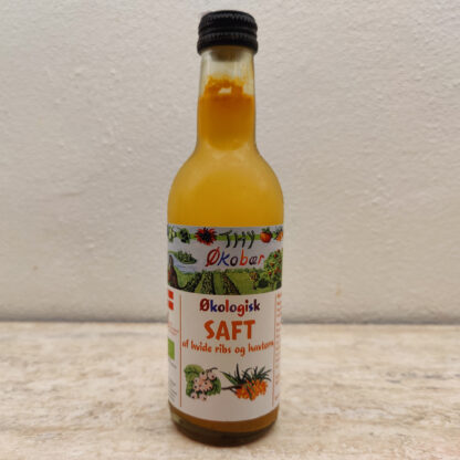 Saft af hvide ribs og havtorn