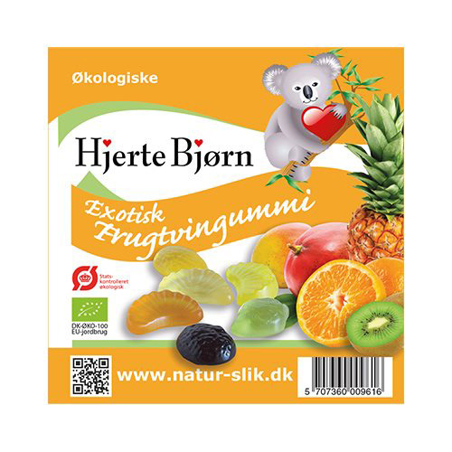 Frugtvingummi exotisk – glutenfri og økologisk
