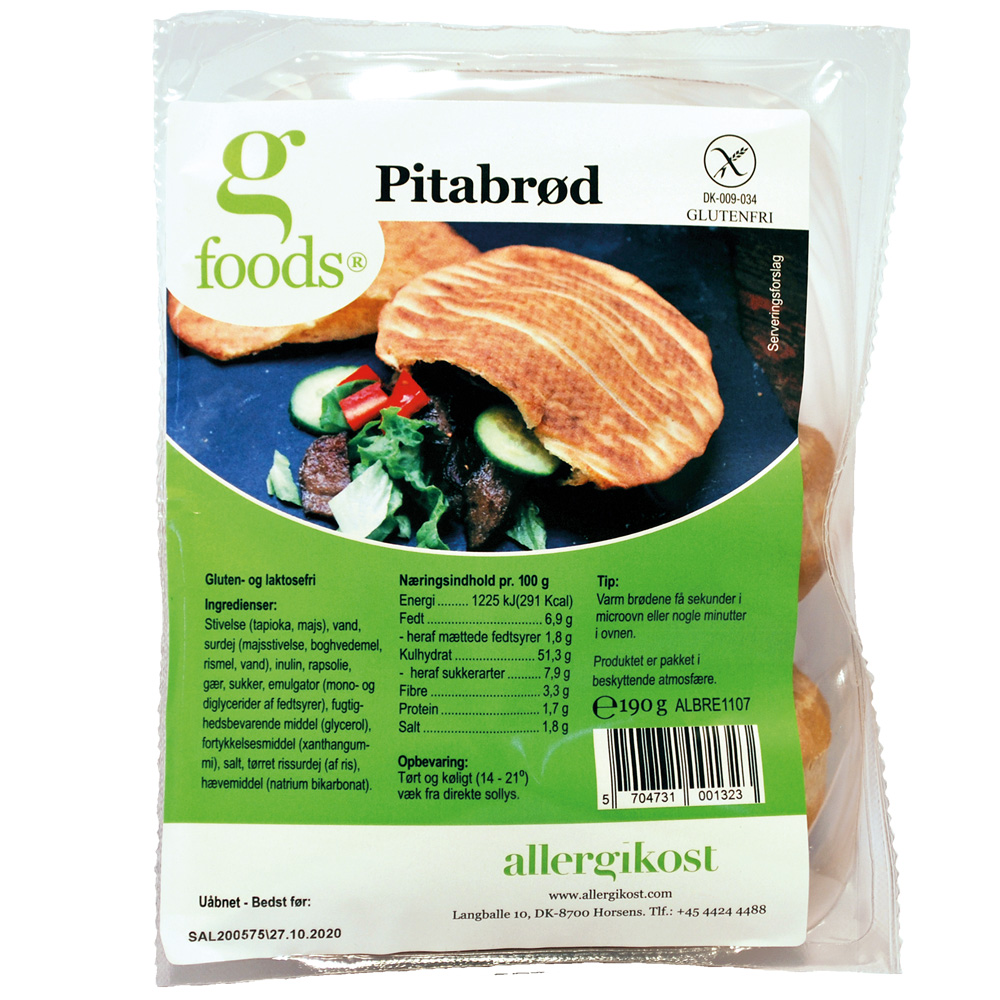 Billede af Glutenfri pitabrød