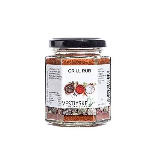 Grill Rub med Krydderier - 110 gram til Grillaften!