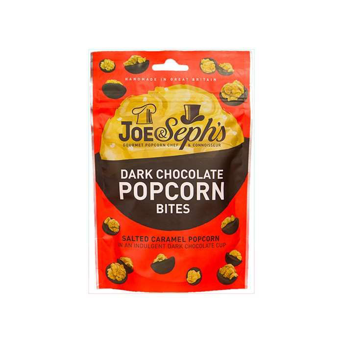 Popcorn Med Saltet Karamel Mørk Chokolade Obs Bedst Før