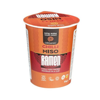 Glutenfri chili miso ramen instant kupnudler