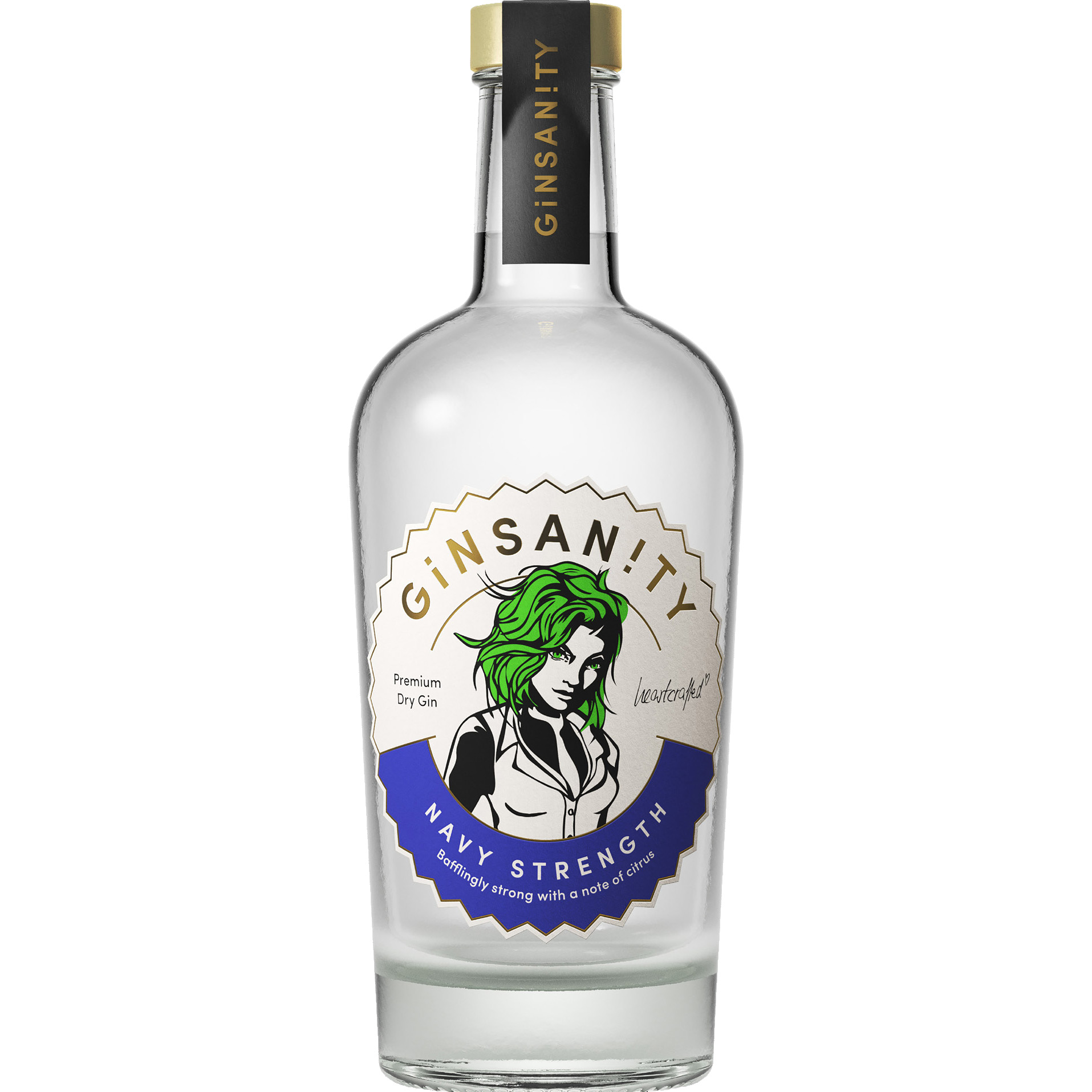 Brug Ginsanity Premium Dry Gin Navy Strength til en forbedret oplevelse
