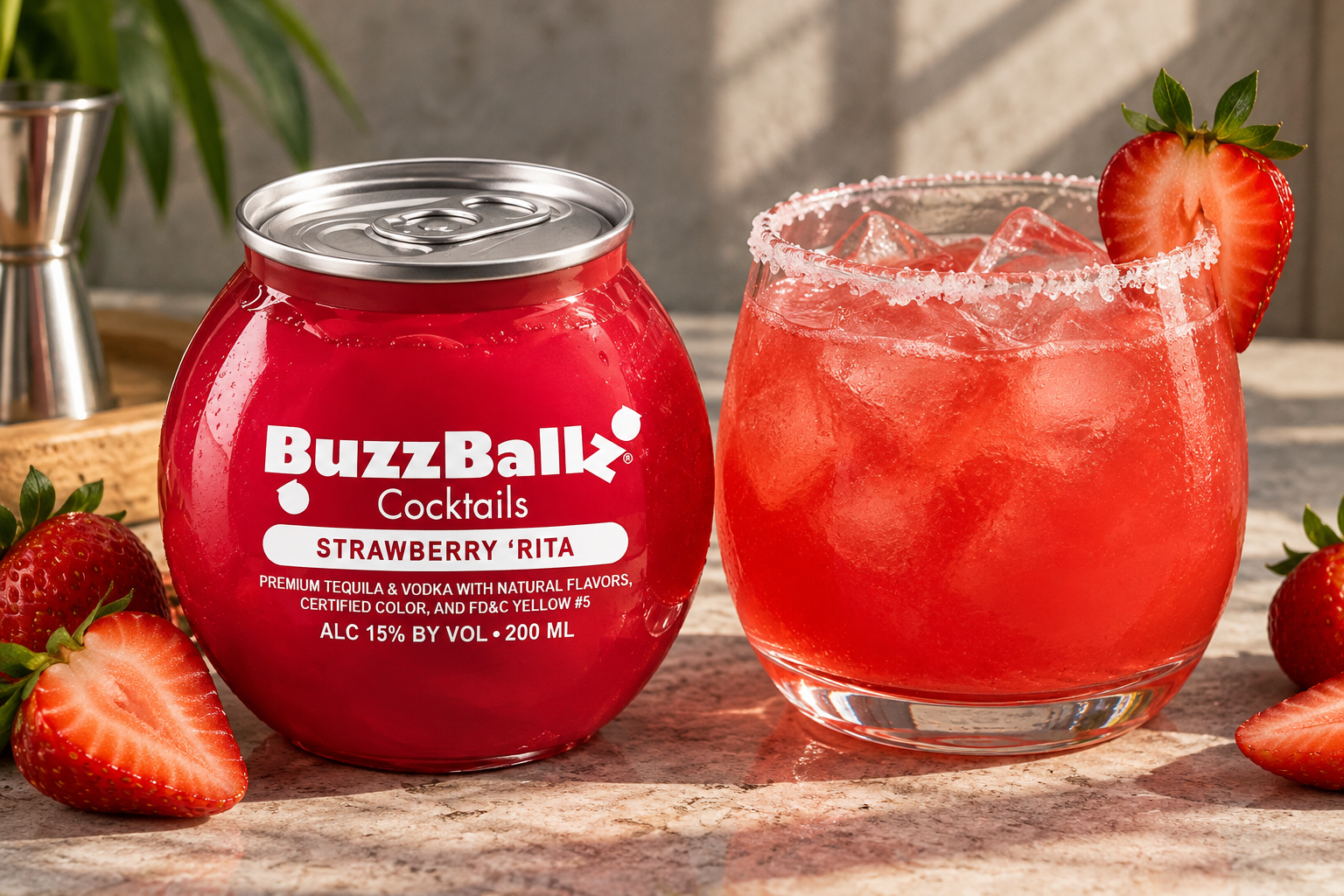 Buzzballz Cocktails Strawberry Rita 13,5% 20 cl.