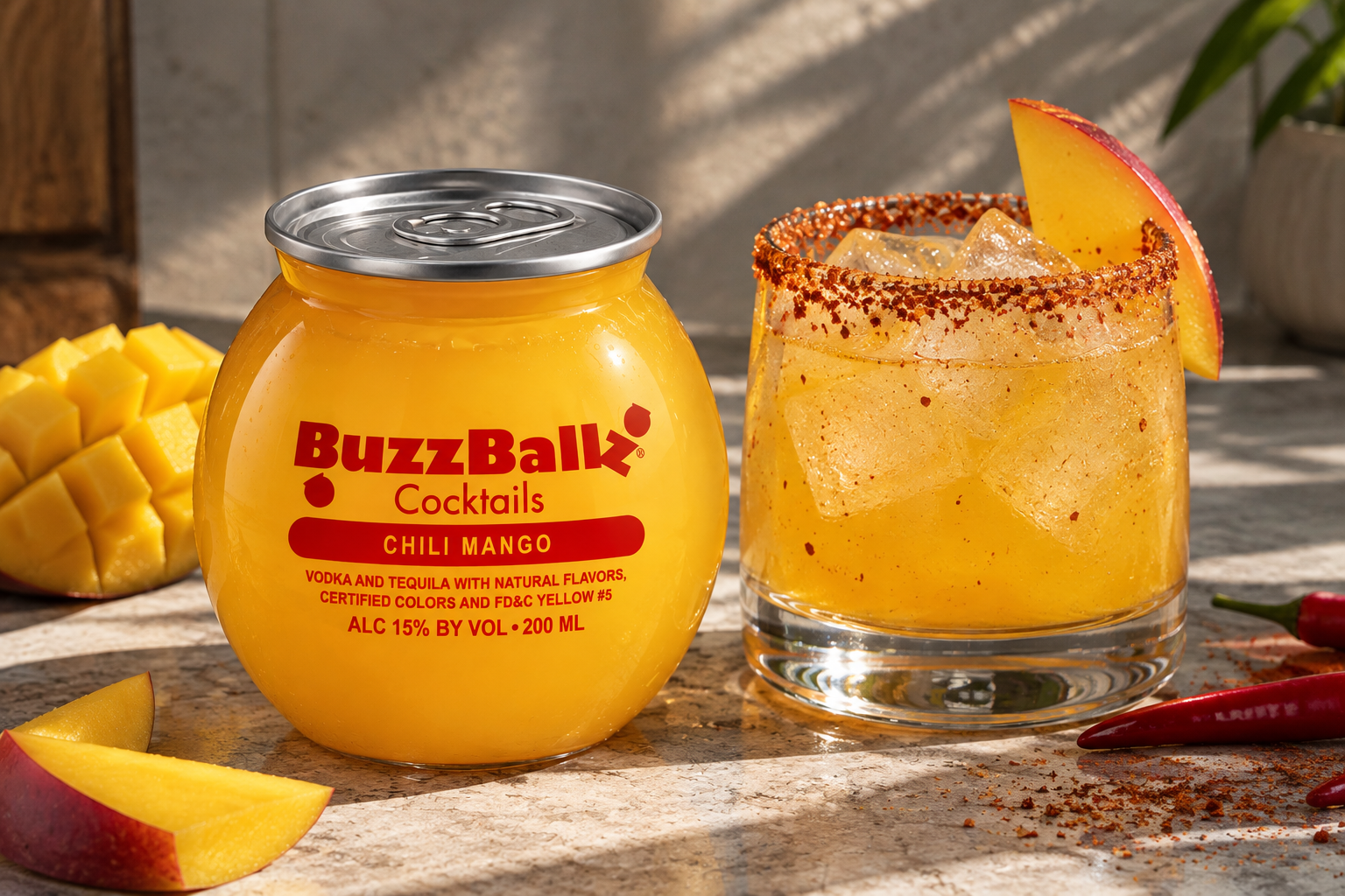 Buzzballz Cocktails Chili Mango 13,5% 20 cl.