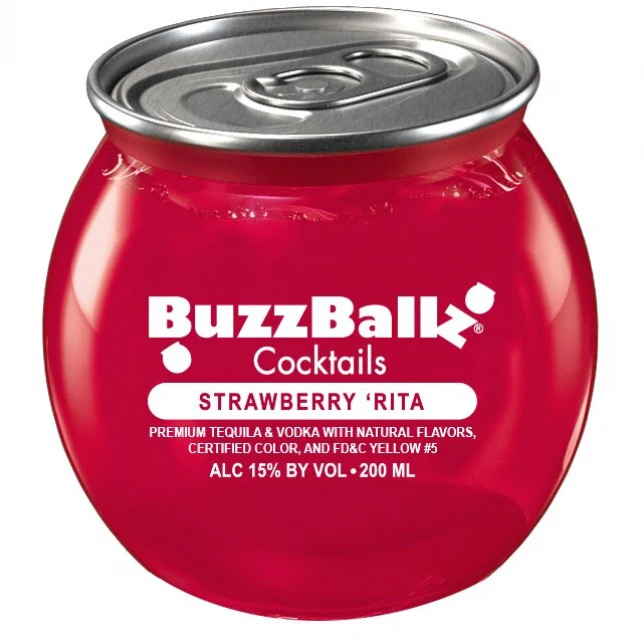 Billede af Buzzballz Cocktails Strawberry Rita 13,5% 20 cl.