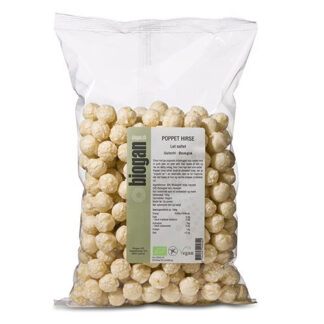 Poppet saltet hirsekugler