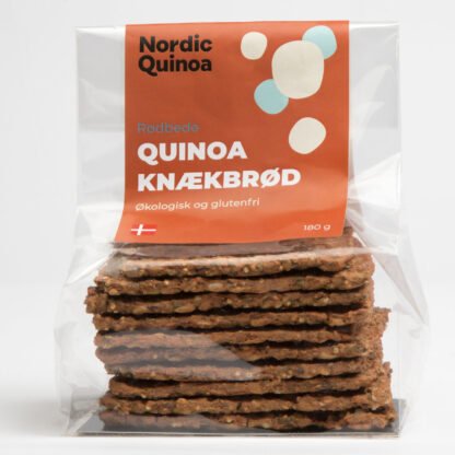 Quinoa Knækbrød med rødbede OBS BF 15.12.2024