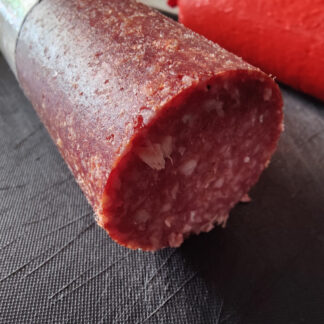 Løvegårdens hvidløgsspegepølse