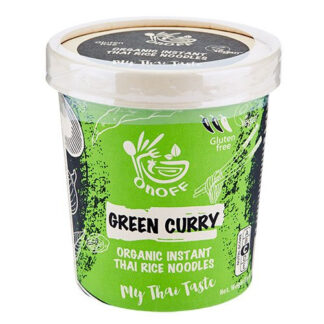 Glutenfri Instant Nudelsuppe Grøn Karry