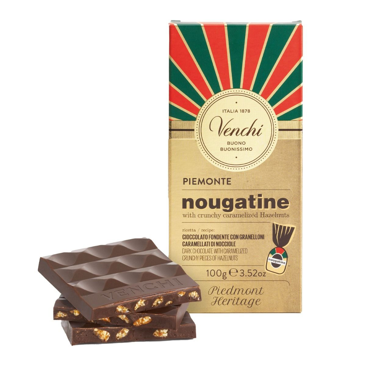 Billede af Nougatine Chokolade Bar - Venchi