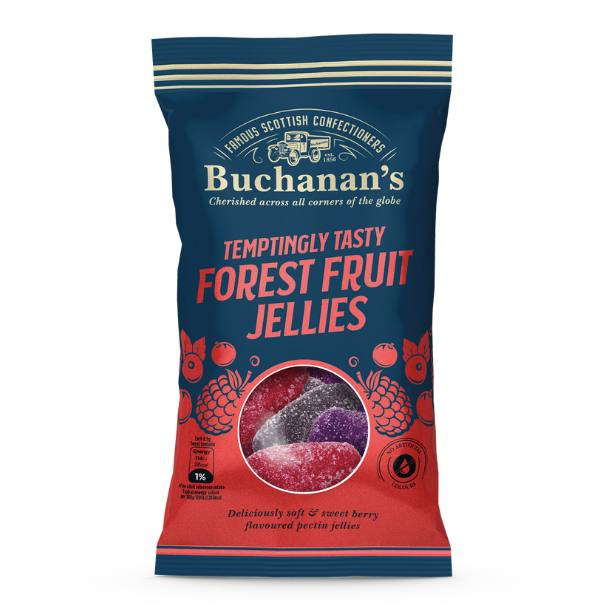 Se Buchanan's Forest Fruit Jellies hos Løvegården