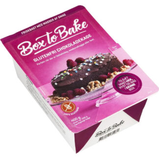 Glutenfri chokoladekage melmix