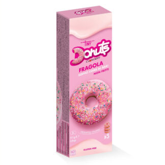 Glutenfri donuts med jordbær