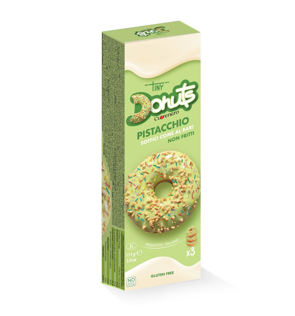 Glutenfri donuts med pistacie
