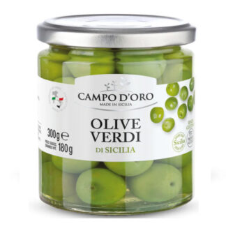 Grønne Sicilianske Oliven