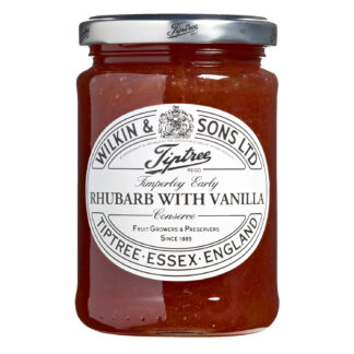 Bestil Tiptree Rhubarb with Vanilla Marmelade Rhubarb with Vanilla Marmelade fra Tiptree