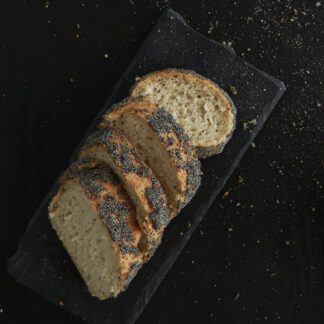 Franskbrød med blå birkes, glutenfri, laktosefri og økologisk