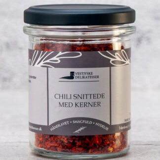 Snittede chili med kerner