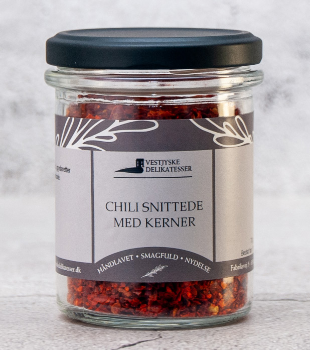 Chili snittede med kerner fra Vestjyske Delikatesser