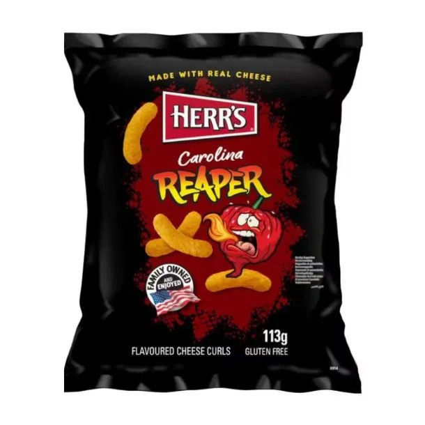 Stk Carolina Reaper Cheese Curls 113