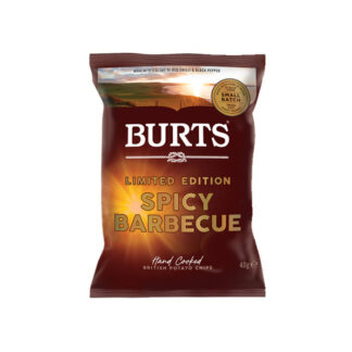 40 gram spicy barbeque chips fra Burts