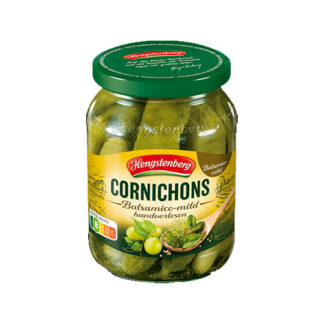 Cornichoner med mild balsamico