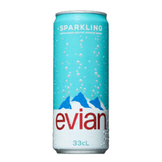 Evian Sparkling Mineral Water 33 cl