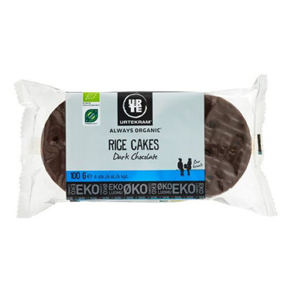 Riskager med chokolade uden gluten