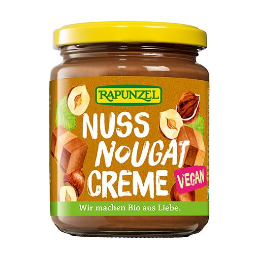 Nuss Nougat Creme fra Rapunzel Økologisk og vegansk nødde chokocreme