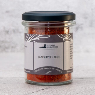 Vestjyske Delikatesser bøfkrydderi Bøfkrydderi fra Vestjyske Delikatesser