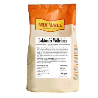 Laktose- og Glutenfri vaffelmix - Mix Well 222 - OBS bedst før 22.04.25