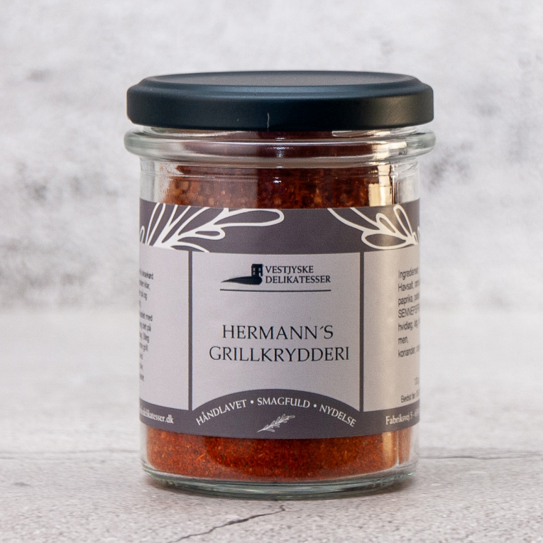 Hermanns Grillkrydderi fra Vestjyske Delikatesser