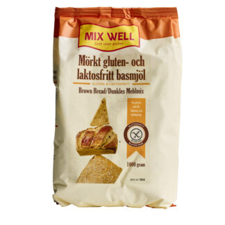 Mørkt glutenfri og laktosefrit basismel 104