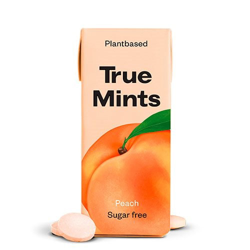 True Mints Peach Sukkerfri
