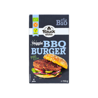 BBQ burger, glutenfri og vegansk