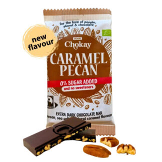 Caramel Pecan 65% extra dark chokolade