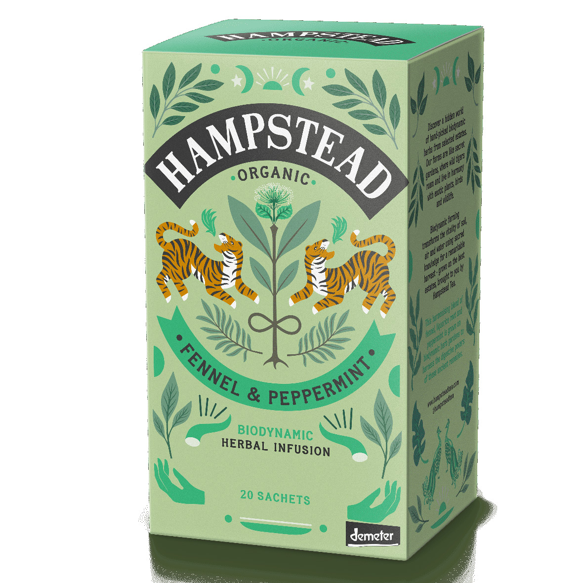 Fennikel & Pebermynte te Økologisk Demeter - 20 breve - Hampstead