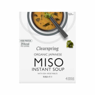 Instant misosuppe med tang