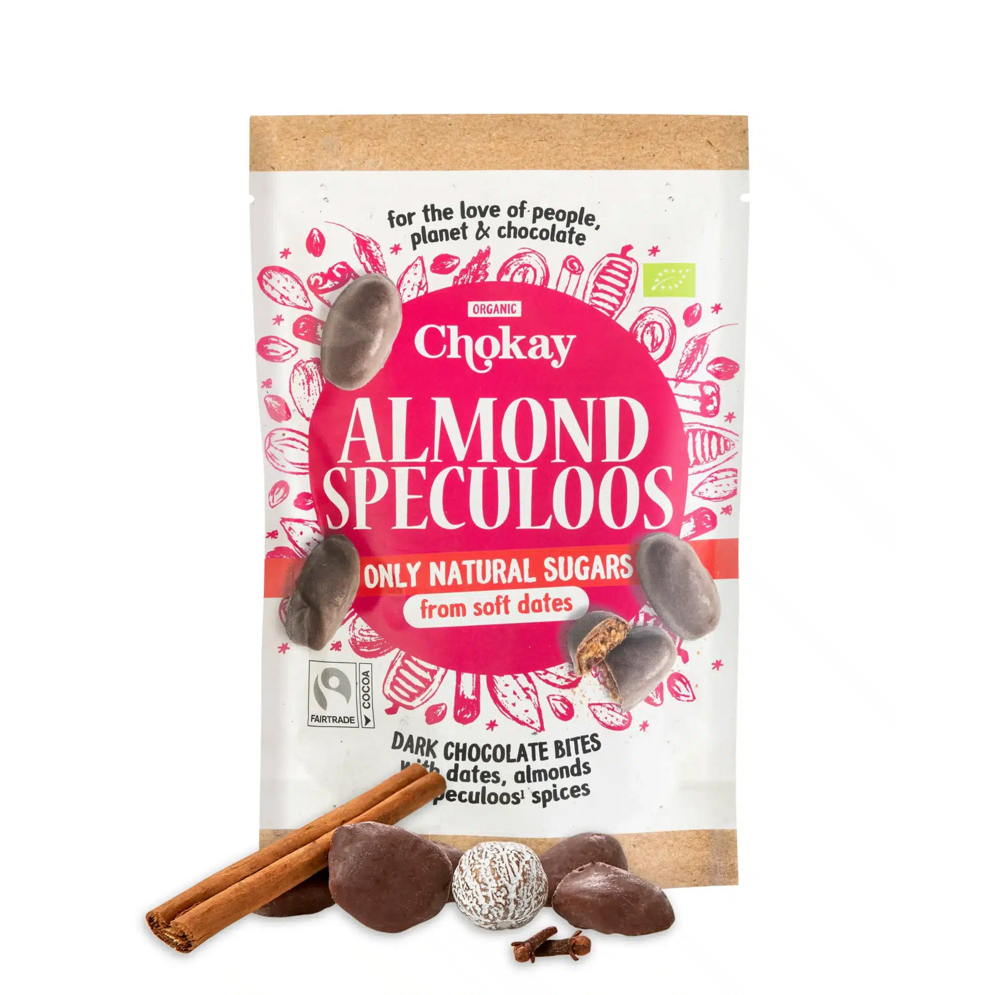 Snack Bite Almond Speculoos økologisk Fair Trade