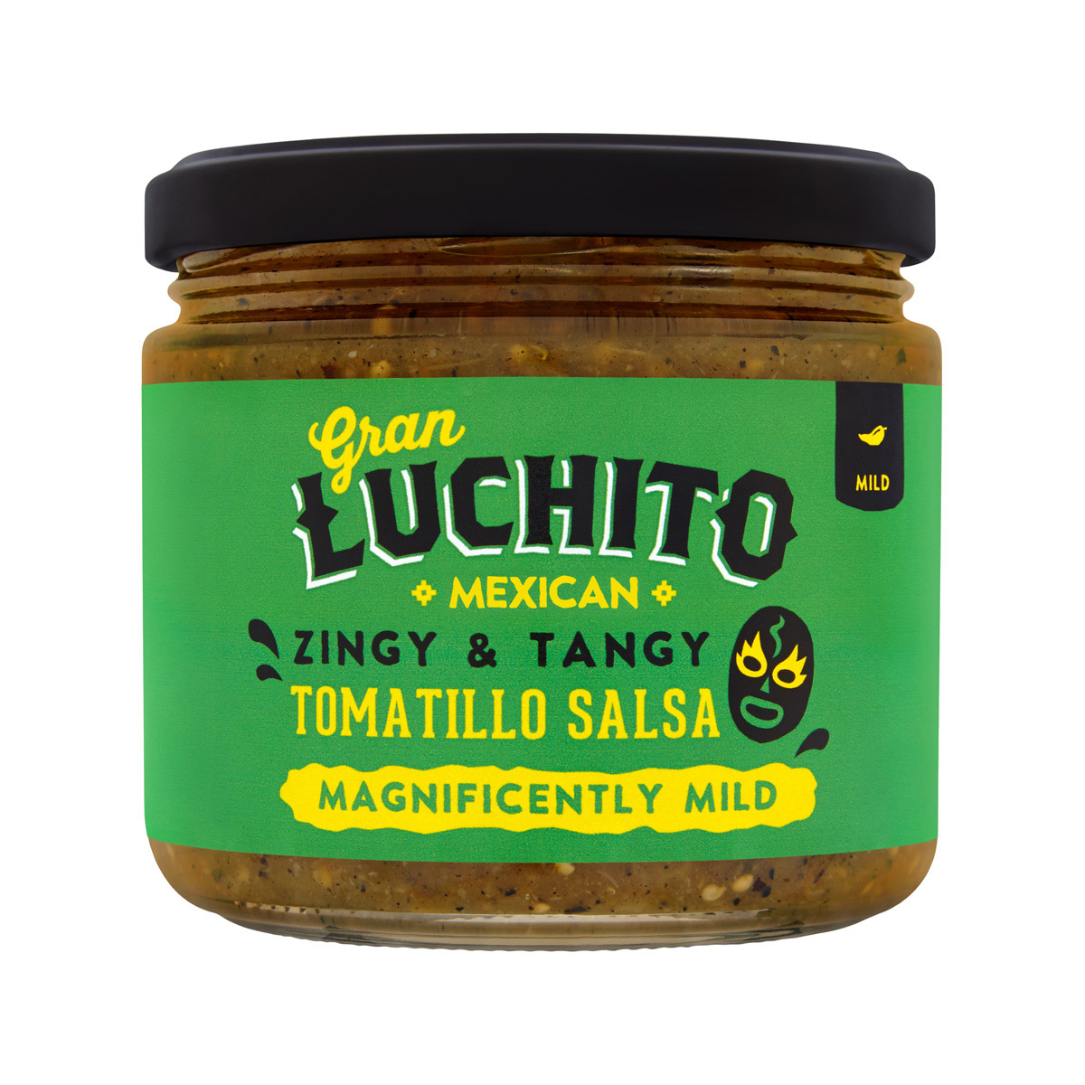 Tomatillo Mild Salsa | Glutenfri mexicansk | Altid Hurtig Levering Tomatillo Mild Salsa | Glutenfri mexicansk | Altid Hurtig Levering