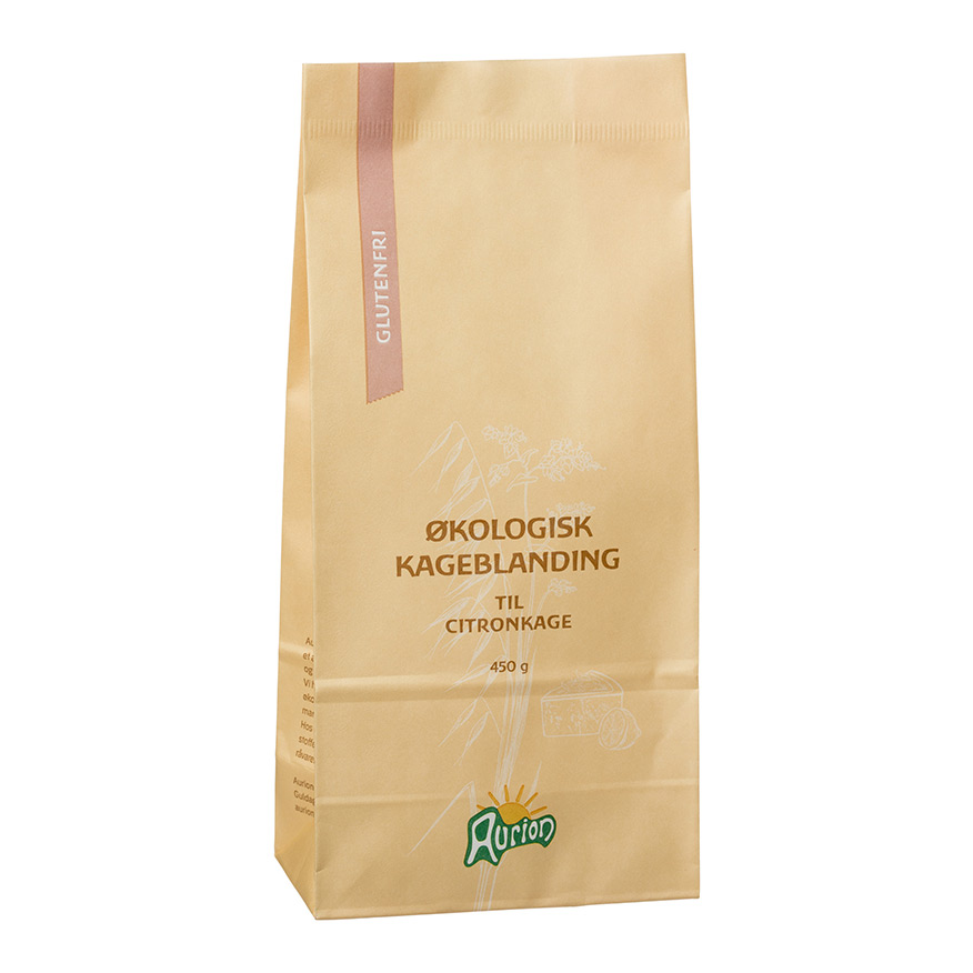Citronkage Melblanding økologisk Glutenfri