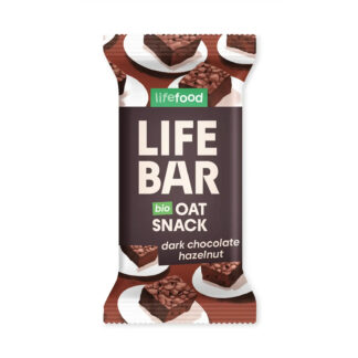 Havrebar mørk chokolade hasselnød øko og glutenfri